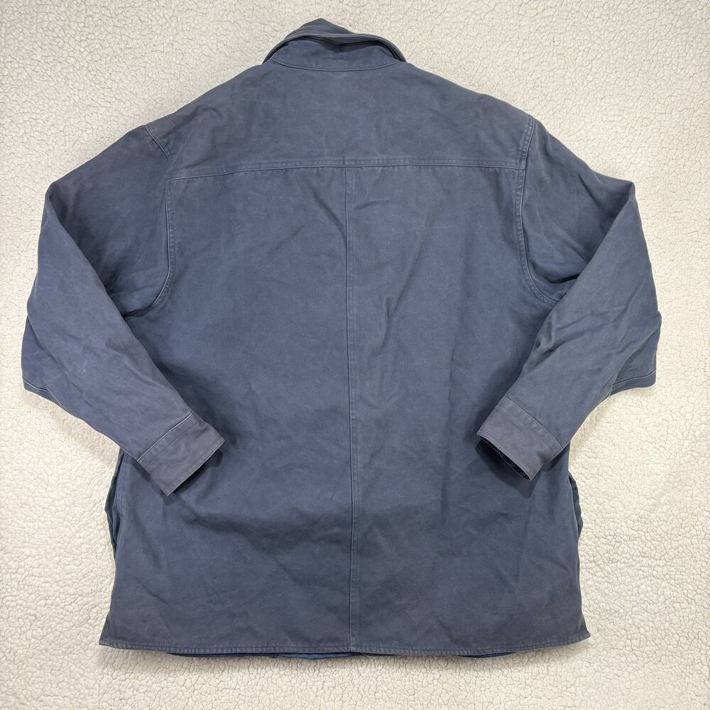 Vintage Levi Strauss Shirt Jacket Mens Large Shacket‎ Chamois Flannel Cotton - Picture 7 of 9